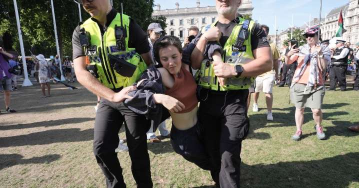 Mass Arrest At Pro-Palestine Protest