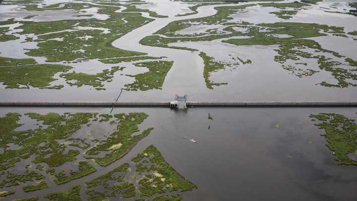 20 years after Katrina, New Orleans’s levees are sinking and short on money