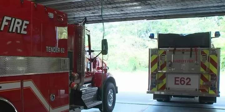 Grass fire erupts near troubled encampment in Thousand Acres area