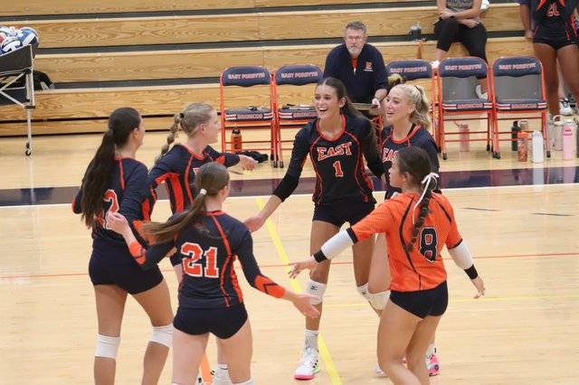Volleyball: East Forsyth sweeps North Hall in season opener