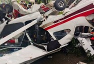 Avioneta se accidenta cerca del estadio en Medellín y deja dos personas lesionadas