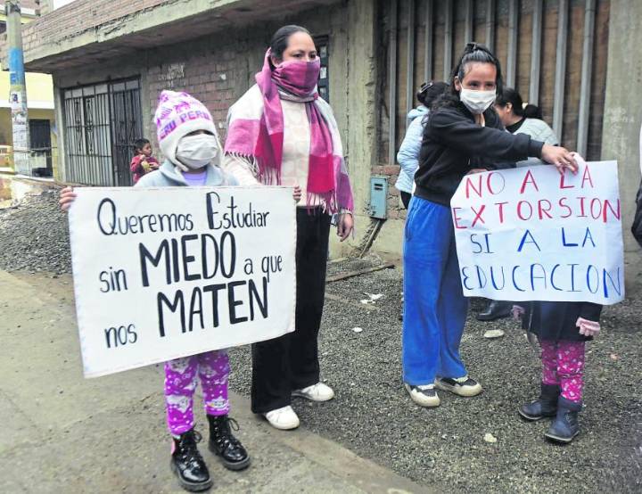 Terror en colegios: más de 650 escuelas son extorsionadas