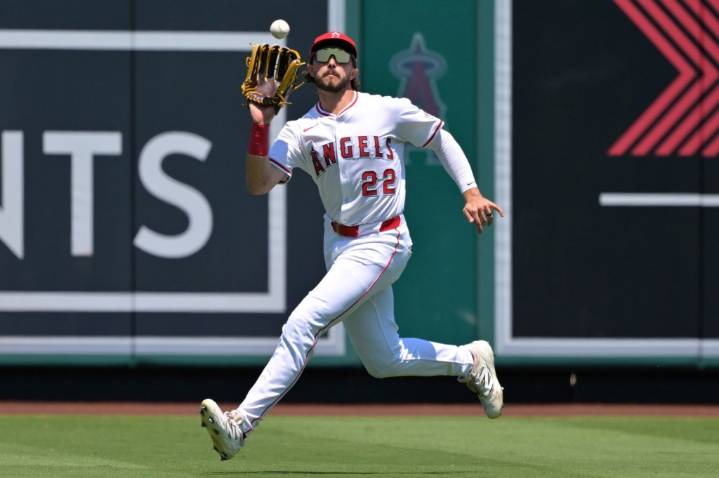 Angels’ Bryce Teodosio gets shot to steady outfield defense