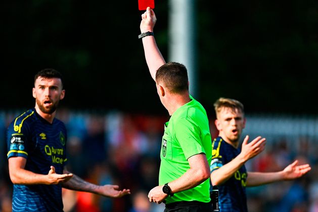 Sligo Rovers have controversial Patrick McClean red card rescinded