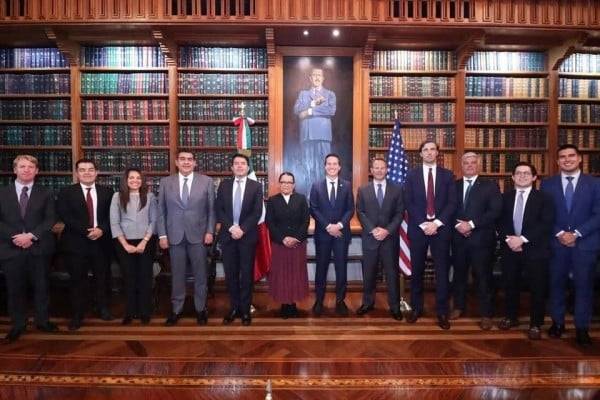 Recibe Segob a senador republicano Bernie Moreno
