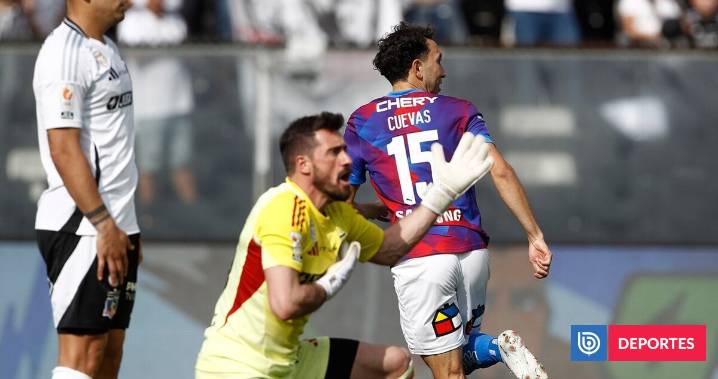 En la primera jugada del partido: Cuevas le dio un mazazo a Colo Colo y la UC celebra en el Monumental