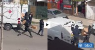 VIDEO | Al menos nueve encapuchados roban camión repartidor de cigarrillos en Maipú