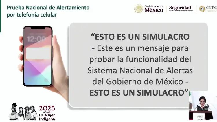 Simulacro Nacional 2025: alerta masiva llegará a celulares en México