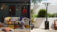 Fall vibes: Save on an outdoor standing heater at Wayfair