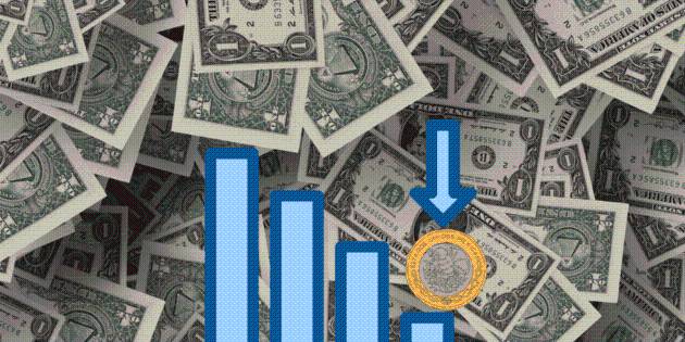 Peso mexicano cierra jornada con leve depreciación
