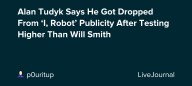 Alan Tudyk Says He Got Dropped From ‘I, Robot’ Publicity After Testing Higher Than Will Smith: ohnotheydidnt