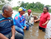 Gobierno atiende emergencia en Araguao y Boca Chorro por crecida del río Orinoco