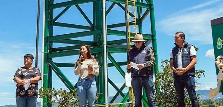 Inauguraron el Tanque de San Judas que permitirá que más de 4 000 marinillos tengan agua potable permanentemente