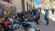 Manifestantes cierran Palacio de Gobierno de Oaxaca por más de 9 horas