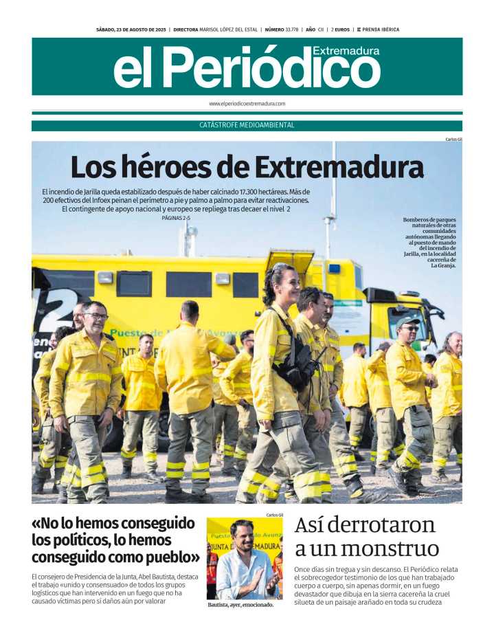 Consulta la portada correspondiente al día 23 de agosto de 2025