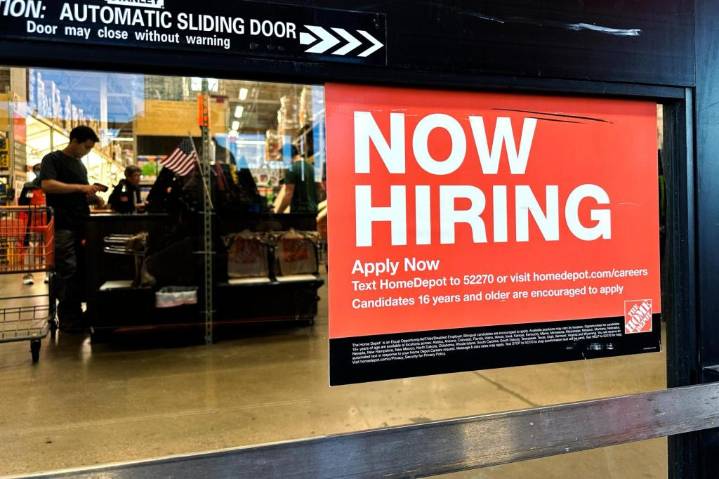 US applications for jobless benefits up modestly but remain at a healthy level