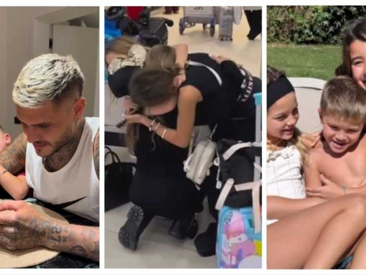 El reencuentro de La China Suárez con sus hijos en Turquía: paseos, pileta y parque de diversiones junto a Mauro Icardi