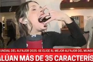A lo Tinelli: Sofi Fidalgo se comió un alfajor de un bocado y generó un momento muy chistoso al aire