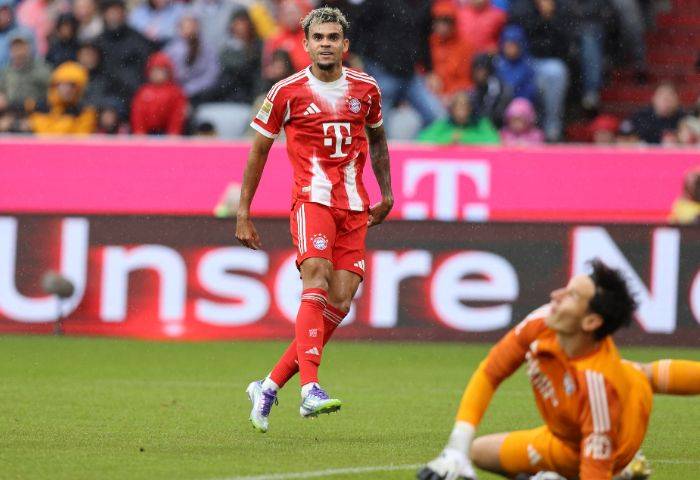 Luis Díaz tuvo un excelente debut con el Bayern Múnich