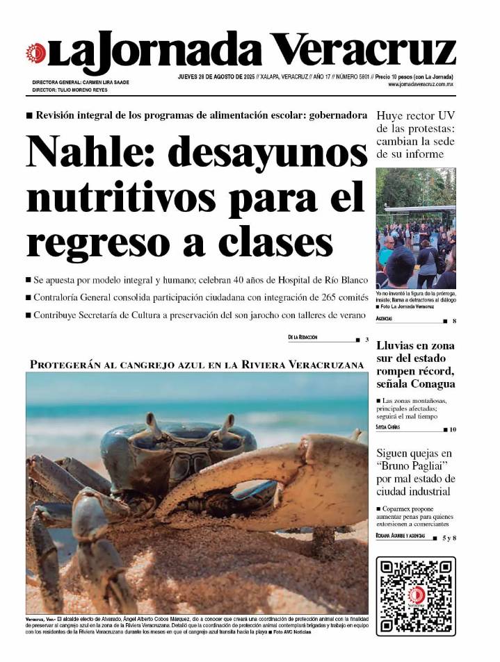 Portada del 28 de agosto de 2025