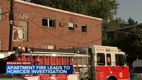 Homicide investigation underway after body with blunt force trauma found in house following small fire in Philadelphia