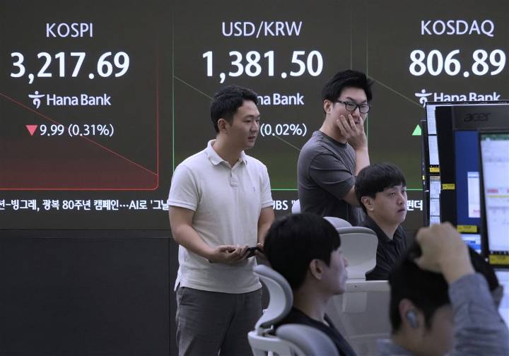 World shares are mixed as Tokyo’s Nikkei jumps nearly 2% on tariff news