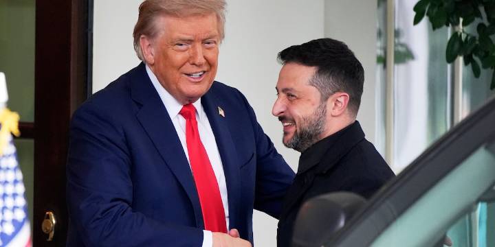 Trump, Zelenskyy exit White House talks hopeful about security guarantee for Ukraine