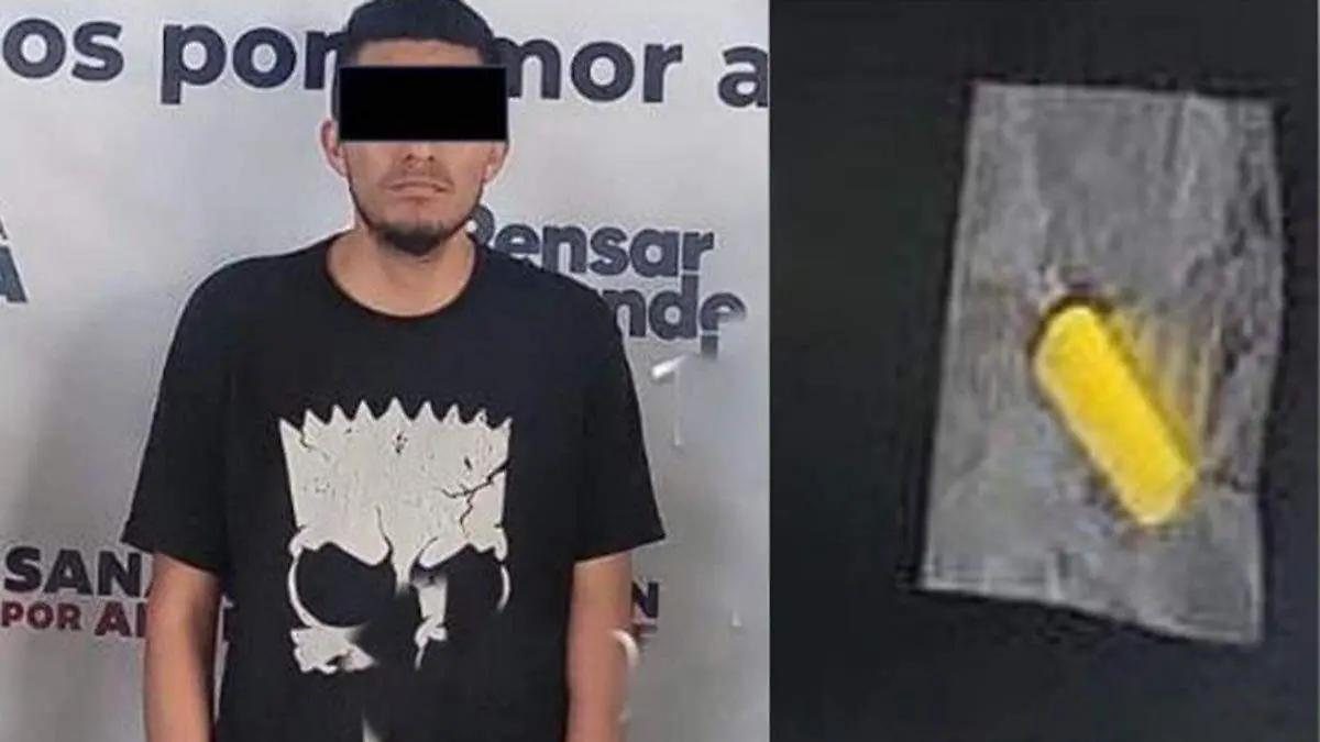 Detienen en Tehuacán a hombre con 20 dosis de cristal en la colonia 16 de Marzo
