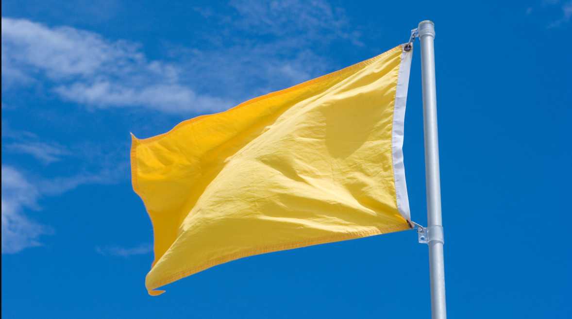 Bandera amarilla en Matalentisco y verde en el resto del litoral murciano este domingo