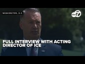 FULL: 7News speaks with Acting ICE Director Todd Lyons on DC presence