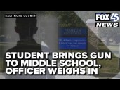 Loaded weapon found on middle school student had high capacity magazine, police confirm