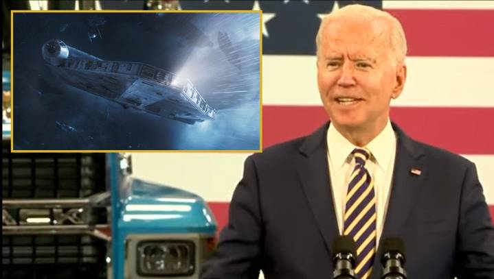 Biden Tells Of The Time He Drove A Corellian Freighter And Made The Kessel Run In Less Than 12 Parsecs