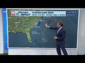 Tracking Hurricane Erin: Category 2 storm with winds up to 105 mph