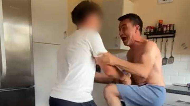 Heartwarming moment cancer-survivor dad tells son they've won the lottery