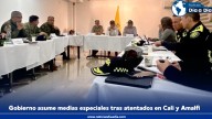 Medidas del Gobierno para detener más ataques como los sucedidos en Cali y Amalfi