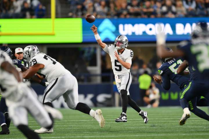Former Bison QB Cam Miller shines in first NFL preseason game