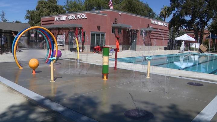 Historic Victory Park pool reopens after more than a decade