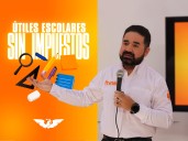 Movimiento Ciudadano va por útiles escolares sin impuestos para todo Chihuahua