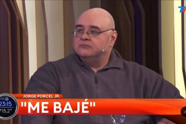 Duró un día: la explicación de Jorge Porcel Jr de por qué se bajó de la política