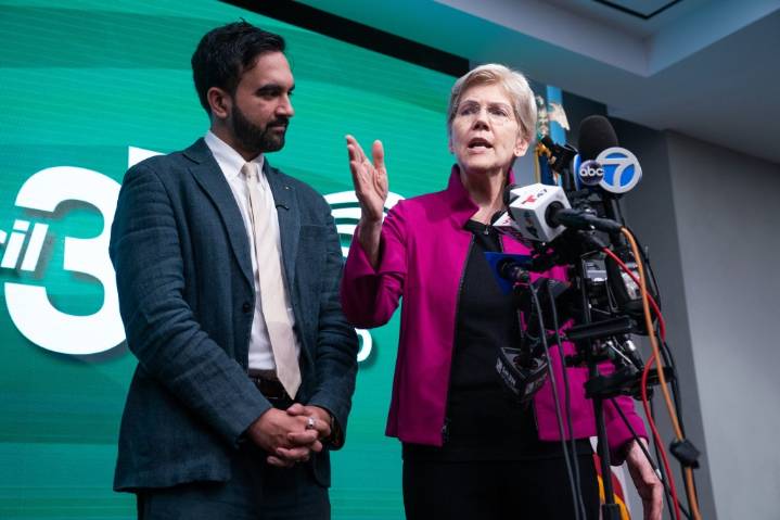 Sen. Warren issues call to Schumer, Jeffries: Get on the Mamdani affordability train