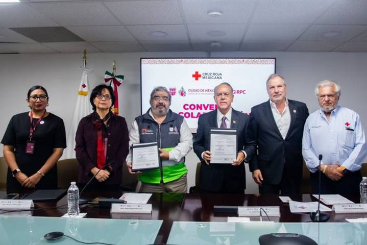 Protección Civil y Cruz Roja se unen para fortalecer la prevención en CDMX