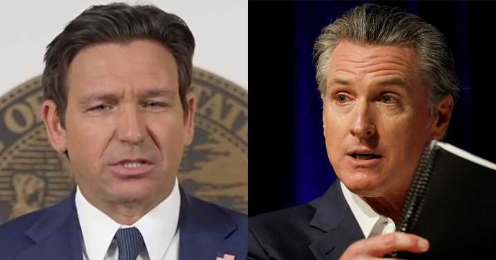 DeSantis sale en defensa de Trump y arremete contra gobernador de California, ¿qué pasó?