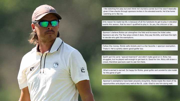 Golf Fans Debate Rickie Fowler's PGA Tour Sponsor Invite Scrutiny