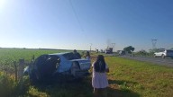 Accidente en González: cinco heridos tras volcadura y caída de poste eléctrico en carretera federal