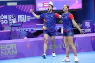 Inédito oro en el tenis de mesa mixto de los Juegos...