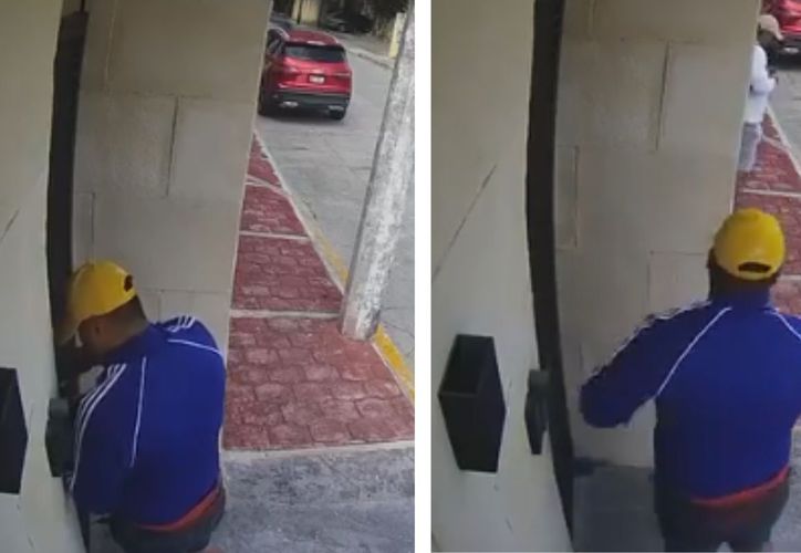 Captan a ladrón intentando abrir una casa en la SM 20 de Cancún