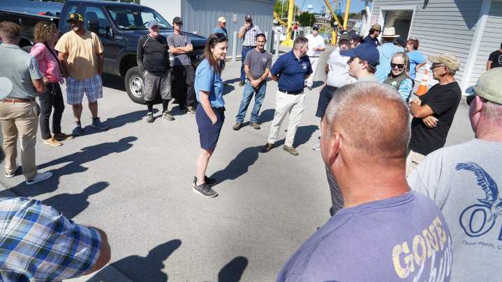Fishermen in Portsmouth share their concerns with Gov. Ayotte