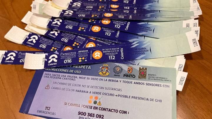 Así funcionan las pulseras contra la sumisión química que se reparten en las Fiestas de Pinto