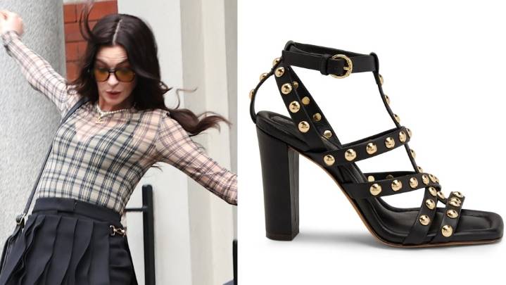 Anne Hathaway Falls in Ulla Johnson Heels on 'Devil Wears Prada' Set