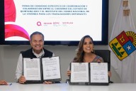 Firman acuerdo Mara Lezama y Octavio Romero, director del Infonavit para liberar 51 mil hipotecas en Quintana Roo a quienes ya liquidaron su crédito